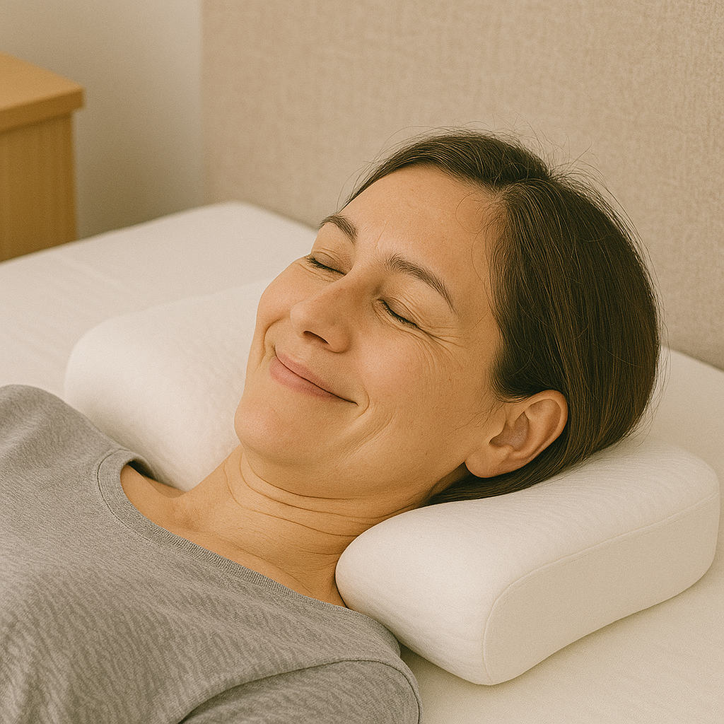 ストレートネックを枕で改善