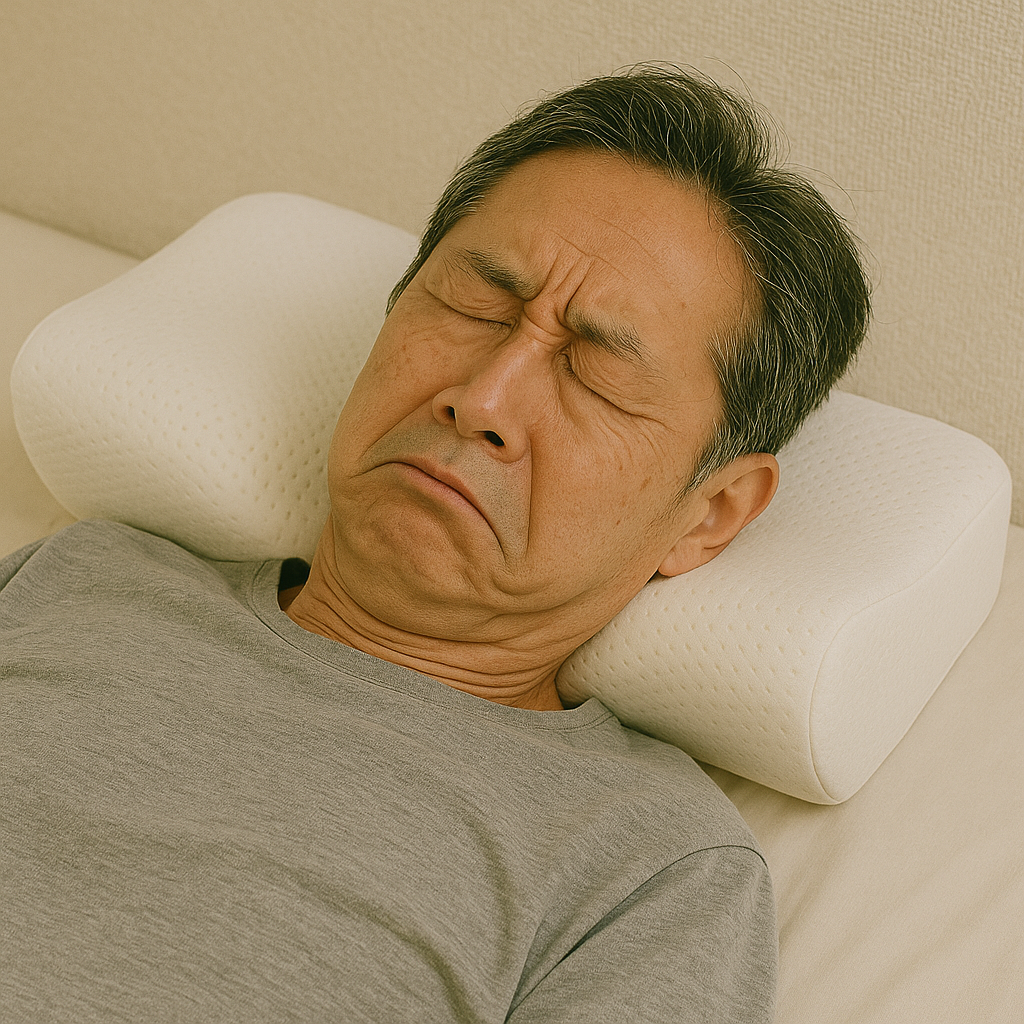 ストレートに合わない枕